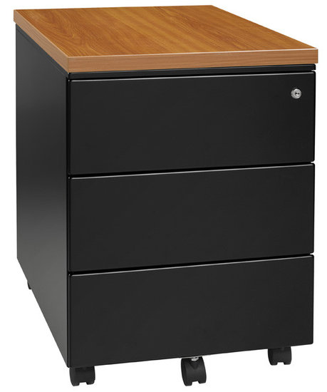 164521547.jpg Verrijdbaar ladeblok | 3 lades | Zwart