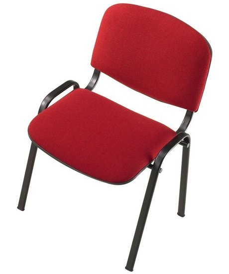 Goedkope vergaderstoel rood