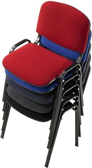 Goedkope vergaderstoel rood