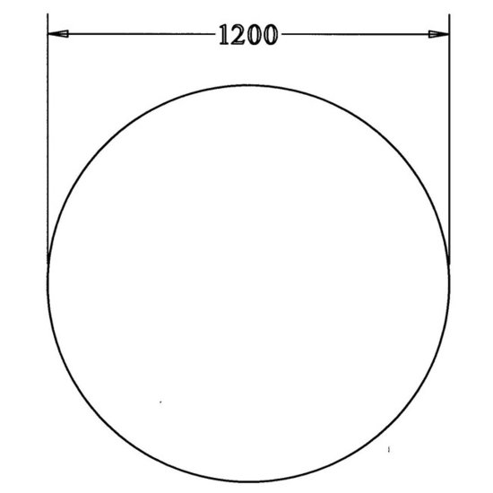Vergadertafel Rond 120cm