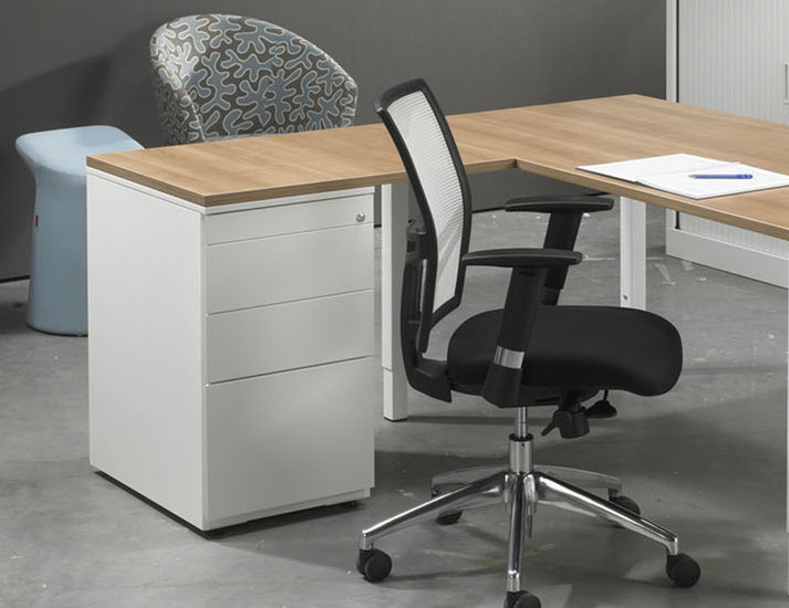 Aanbouwladeblok | 3 lades | Wit