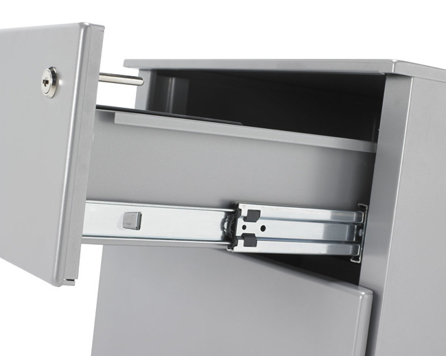 166934771.jpg Verrijdbaar ladeblok | 2 lades | Alu