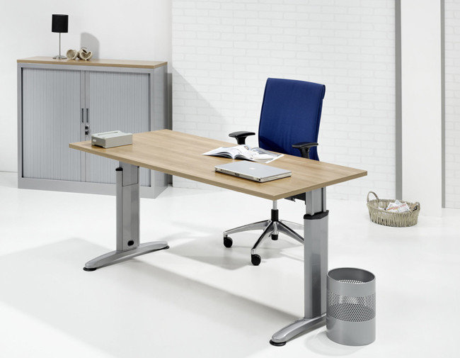 167176951.jpg Ergonomische Bureautafel | 160x80cm | NEN-EN527 | Verstelbaar