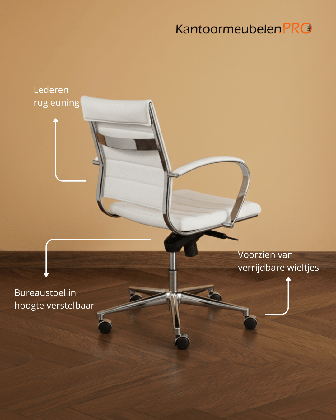 21.png Design Bureaustoel Wit