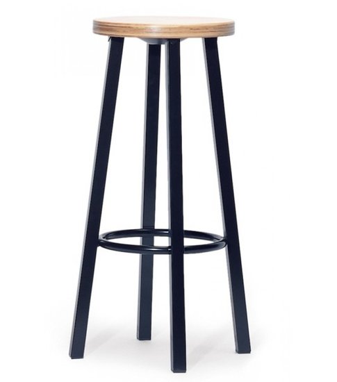 Barkruk Cocktail Vierpoots + Beuken Kop