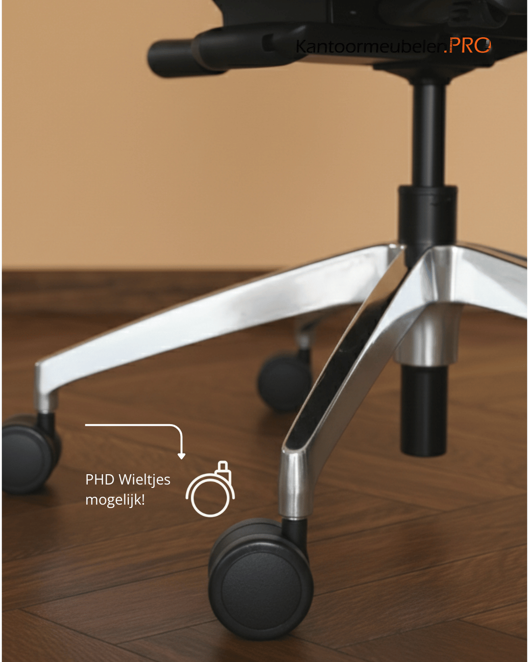 Directiebureastoel Luxe Zwart