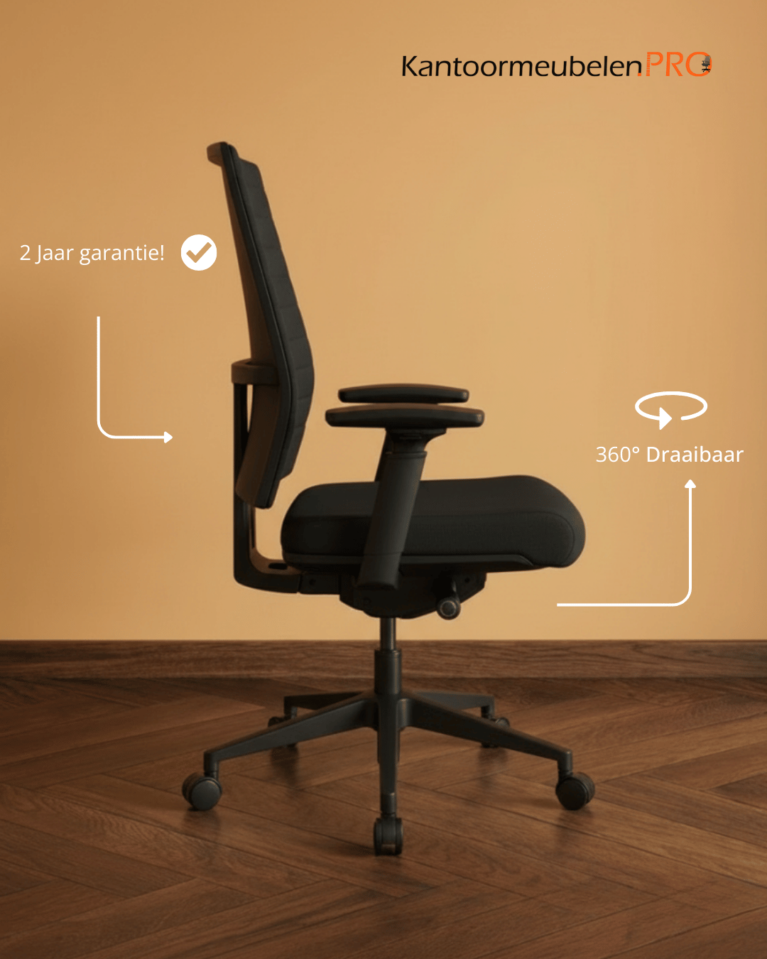 41-3.png Bureaustoel KT Comfort ergonomisch NEN 1335 gestoffeerd