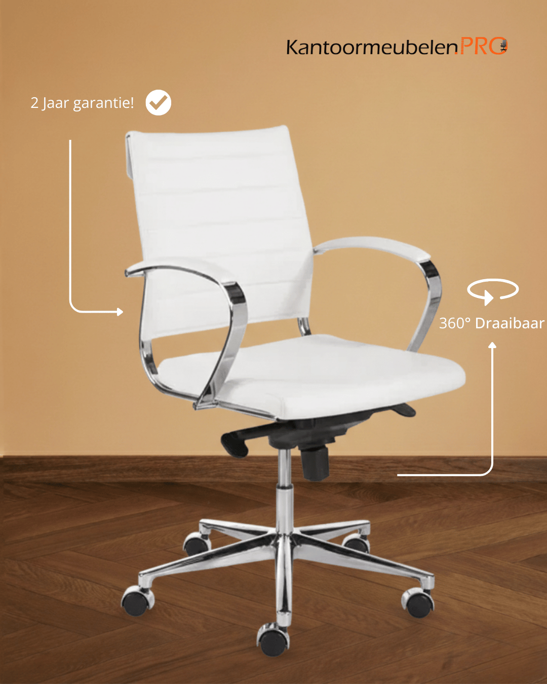 42.png Design Bureaustoel Wit