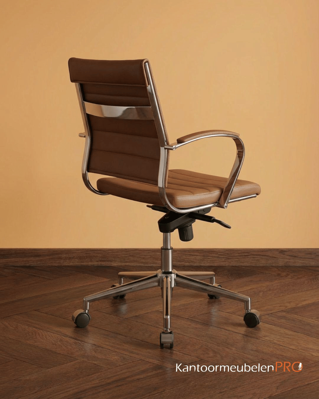 51.png Design Bureaustoel Bruin