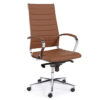 Bureaustoel-KM013-hoge-rug-bruin.jpg Design Bureaustoel Bruin, hoge rug