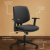 Bureaustoel Hengelo - Inclusief montage