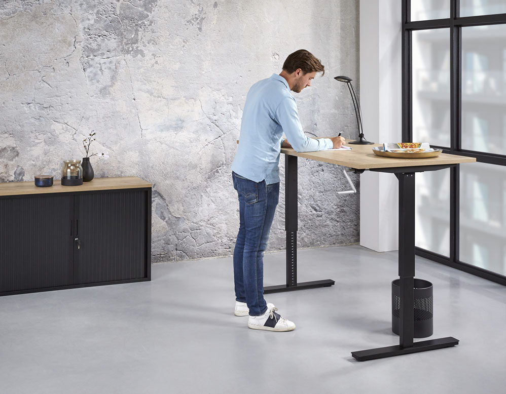 LR_SH2ZHF_hoog.jpg Zit sta bureau | 160x80cm | slinger