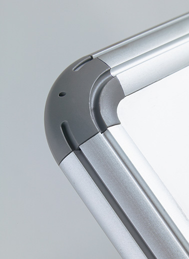 Whitebord Design profiel 16mm, emailstaal wit