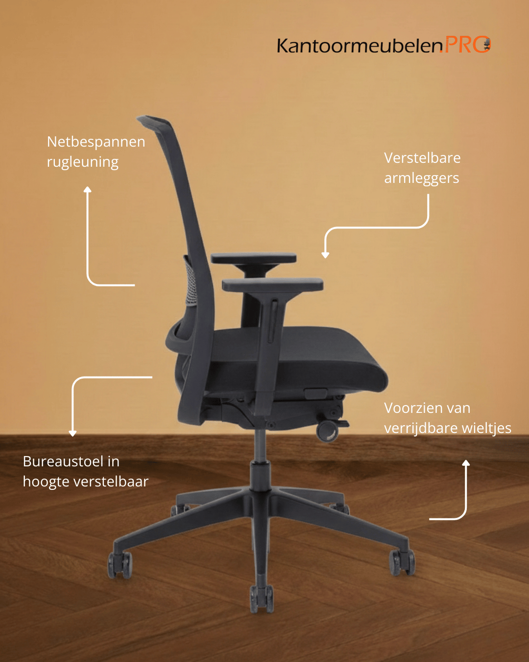 Pro Bureaustoel Gispen Zinn SMART NEN-1335 normering