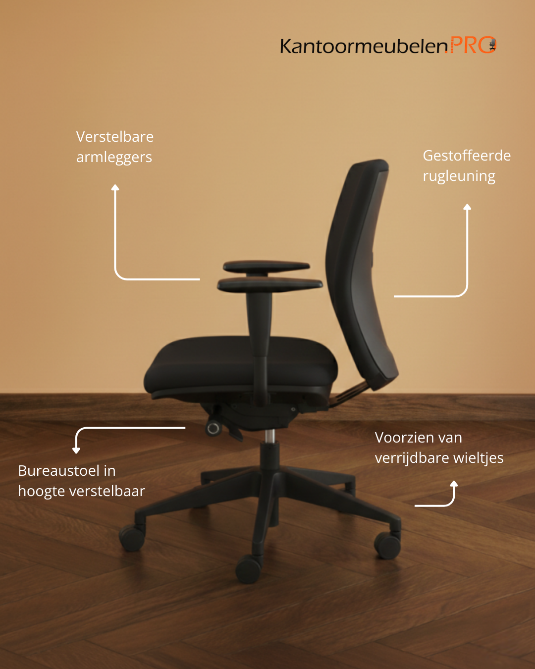 Bureaustoel Praxis NEN-1335 normering