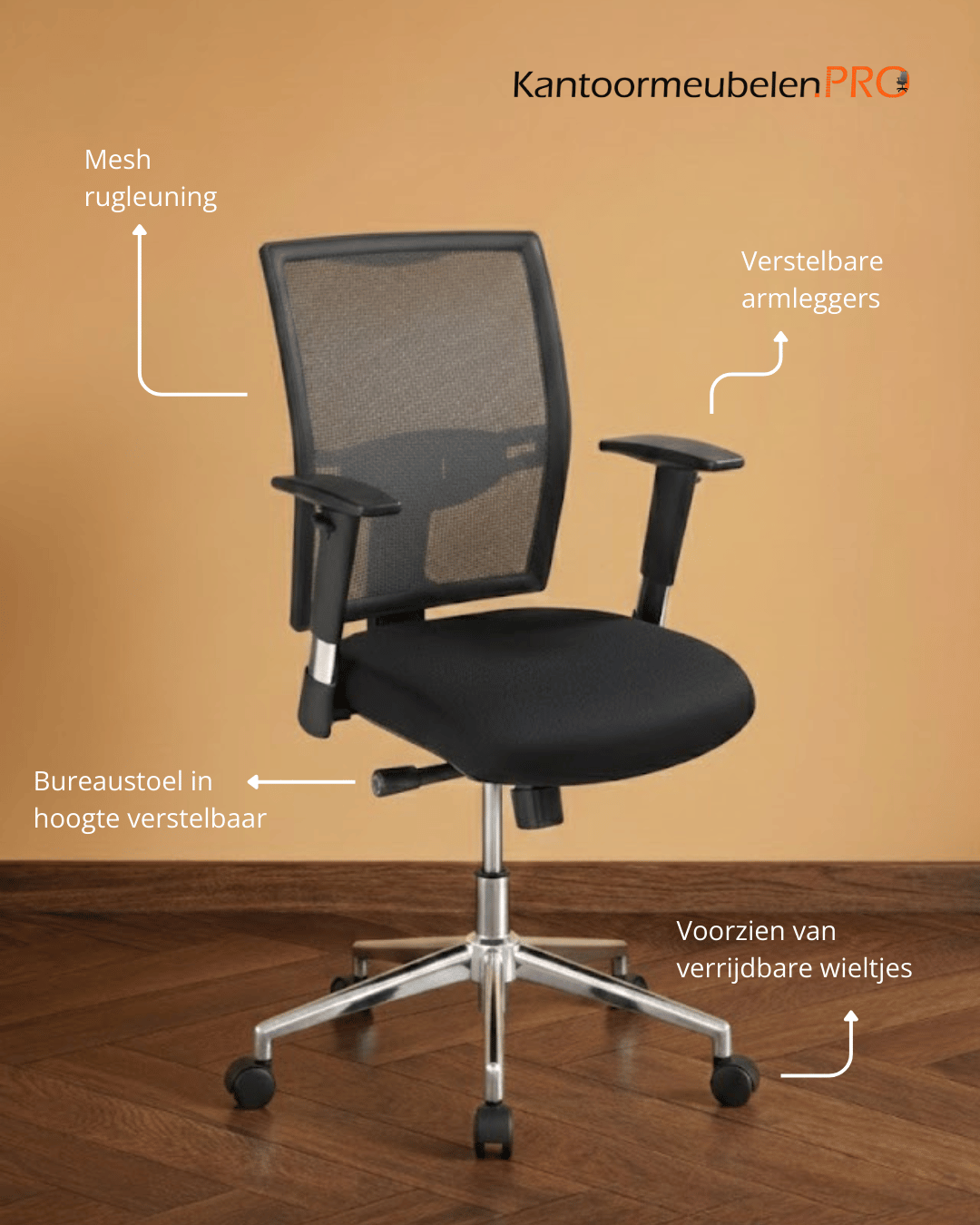 2-3 Bureaustoel KT Pro | NEN-1335