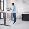 Elektrisch Wingbureau | 160x120cm Links | NEN-EN527