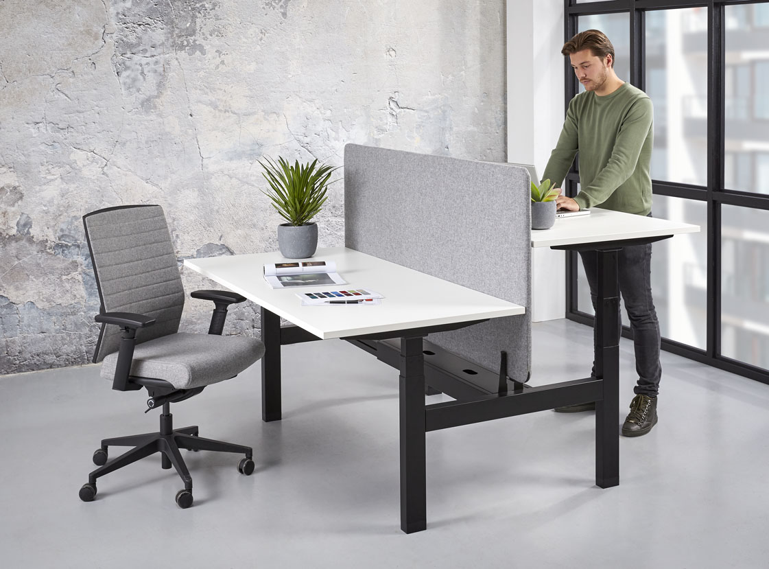 Elektrisch Zit/Sta DUO Bureau KT Business | 160x80cm | NEN-EN527