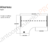 Luxe Wingbureau | 180x120cm Links | NEN-EN527