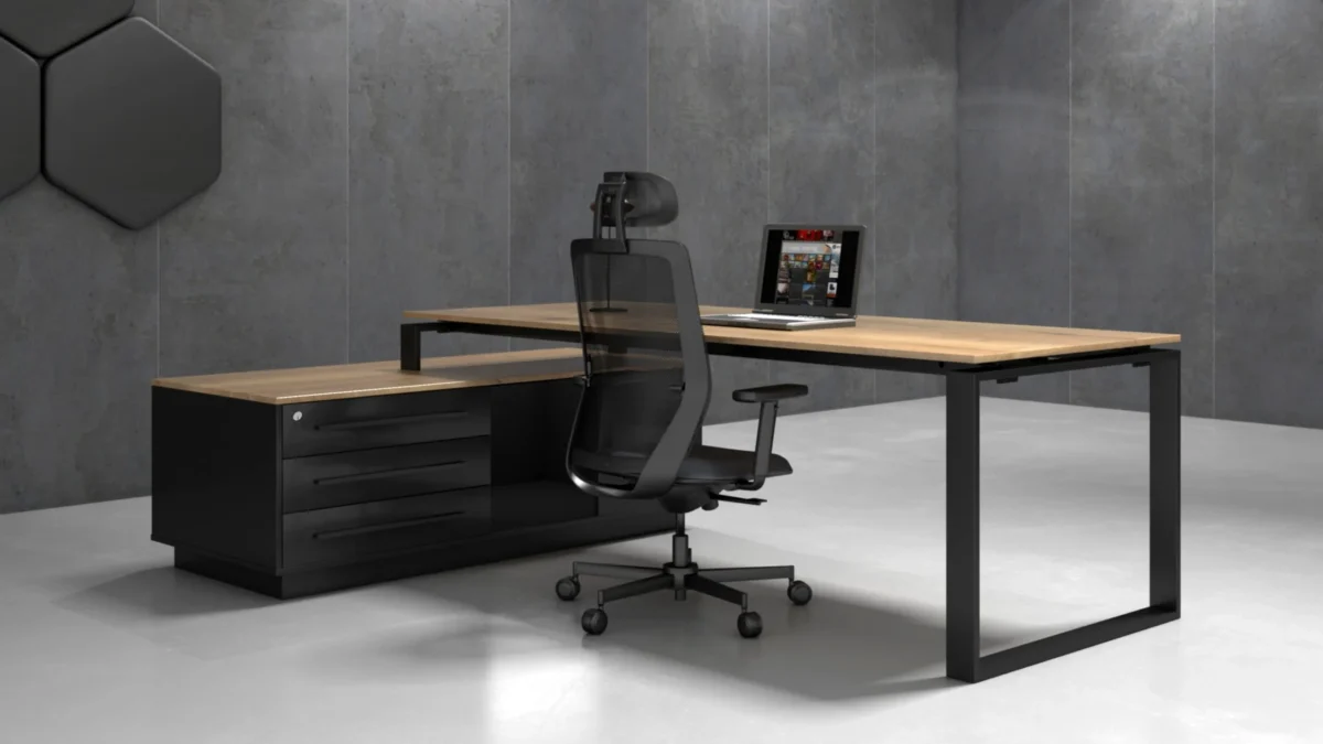 Hoekbureau-directie-cube-links Directie hoekbureau CUBE | 224x180cm | Links