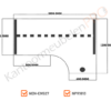 Hoekbureau-wing-rechts-NEN-EN527 Classic Wingbureau | 180x120cm rechts | NEN-EN527