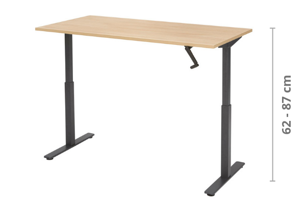 Slinger Bureau Zit/Sta | 140x80cm | NEN-EN527