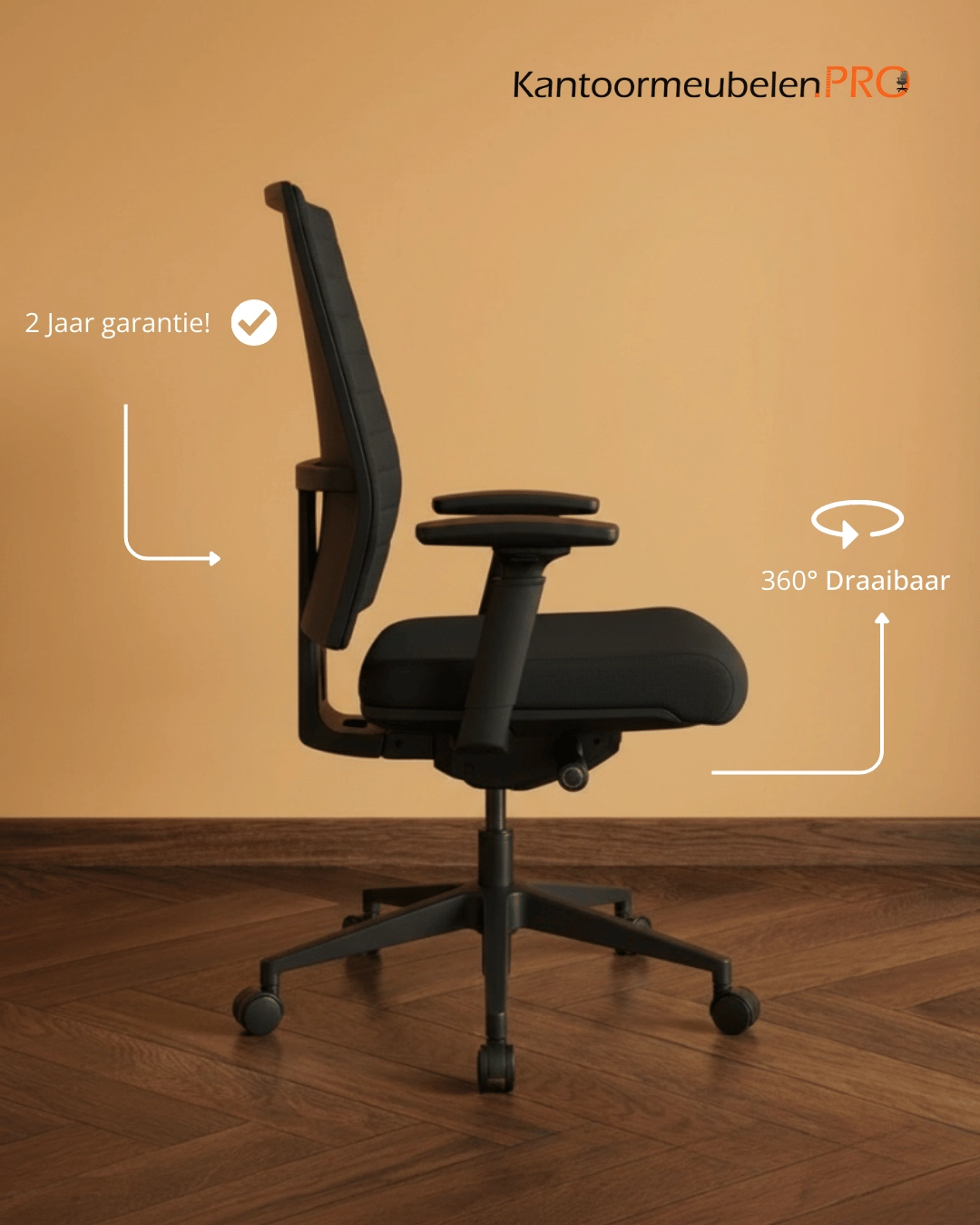 bureaustoel-kt-comfort-gestoffeerd-3 Bureaustoel KT Comfort Gestoffeerd
