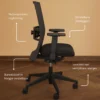 Bureaustoel 757 Mesh