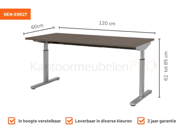 Classic Bureau | 120x60cm | NEN-EN527