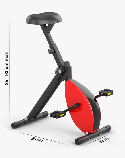 deskbike-rood-zwart Deskbike