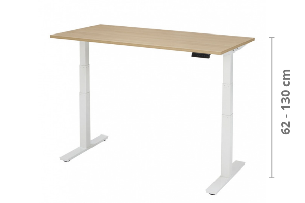 elektrisch-zit-sta-bureau-160x80cm-havanna Elektrisch Zit/Sta Bureau KT Premium | 160x80cm | NEN-EN527