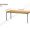 Kantoortafel | 120x80cm  | NEN-EN527
