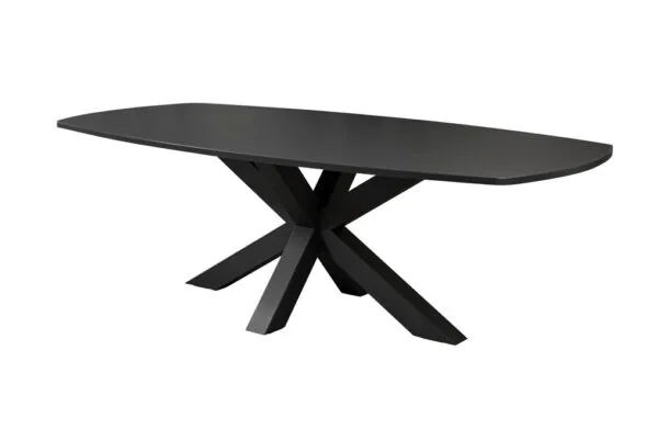 maxtrix-zwart Maxtrix Vergadertafel 240x120cm | Zwart