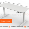 Slinger Bureau Zit/Zit | 120x80cm | NEN-EN527